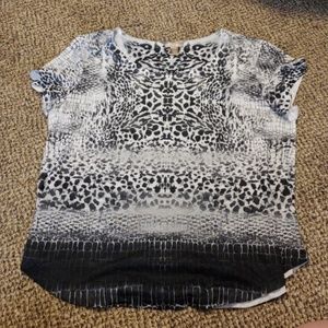 Black and white leopard print with jewels